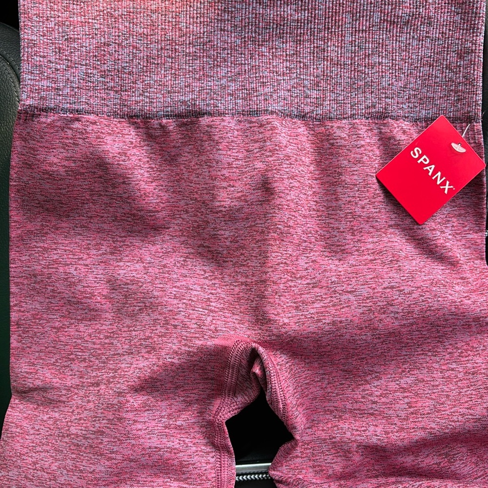 Spanx Seamless Sculpt Legging Spacedye Coral Punch sz S 50285R Womens